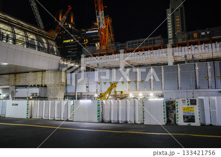 渋谷 工事 夜景 2022年7月 渋谷 工事 夜景 2022年7月 133421756