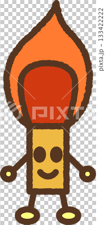 Hand-drawn character illustration icon: Match 133422222