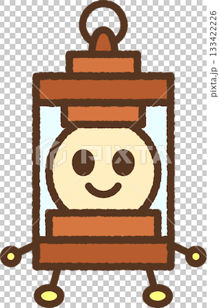 Hand-drawn character illustration icon: Lantern 133422226
