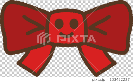 Hand-drawn character illustration icon ribbon 133422227