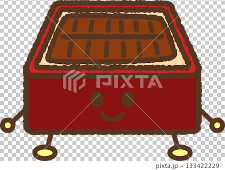 手繪角色插畫圖示 - 鰻魚 133422229