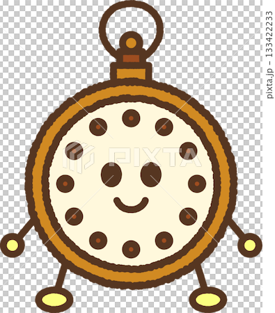 手繪人物插畫圖示：懷錶 133422233