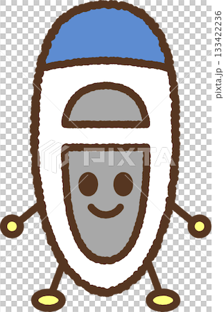 Hand-drawn character illustration icon: School shoes 133422236