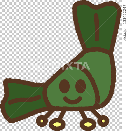 手繪人物插畫圖示：昆布 133422247