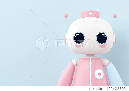 AI診断支援を行うAIロボット AI診断支援を行うAIロボット 133422893