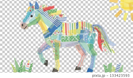 馬和夏日星座的影子 133423593