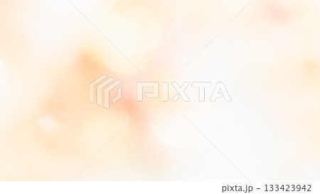 ふんわりキラキラ 玉ボケ 淡いグラレーション背景 オレンジ 黄色 ベージュ ふんわりキラキラ 玉ボケ 淡いグラレーション背景 オレンジ 黄色 ベージュ 133423942
