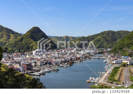 下田の街並み（静岡県下田市） 133424584