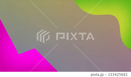 ミニマル構成に鮮やかなアクセント色を添えた背景 133425681