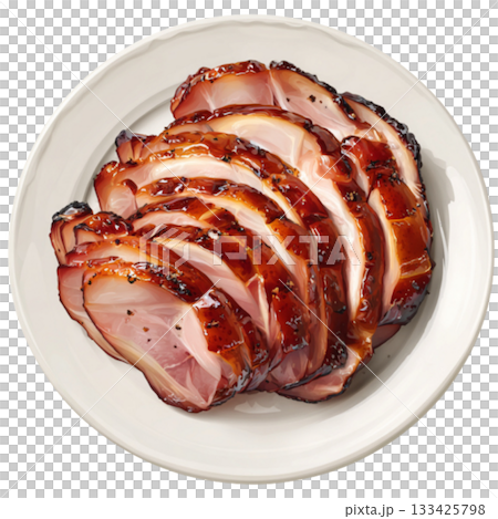 smoke pork 133425798