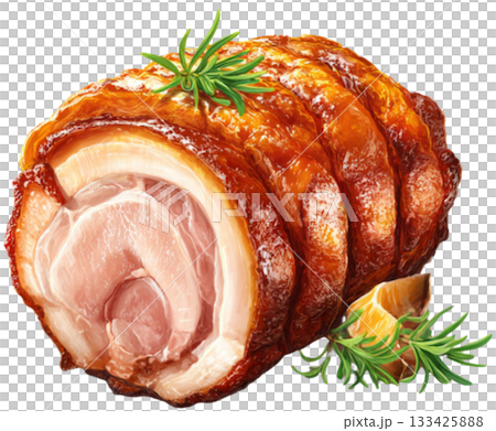 smoke pork 133425888