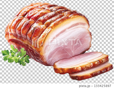 smoke pork 133425897