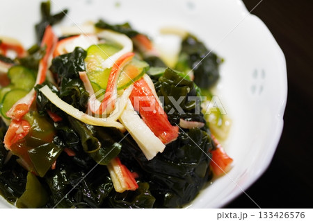 わかめの酢の物 わかめの酢の物 133426576