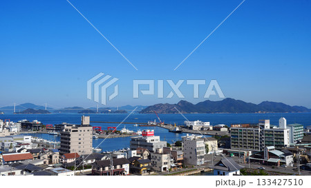 今治城 天守閣からの眺望 今治城 天守閣からの眺望 133427510