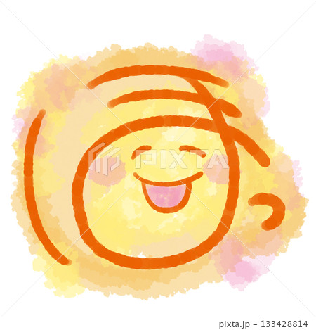 笑顔のほっの描き文字 133428814