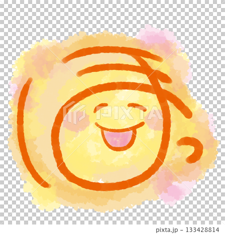 笑顔のほっの描き文字 133428814