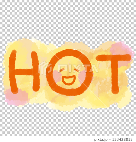 Laughing Hot Handwritten Character 133428815