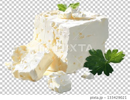 Feta Cheese 133429021