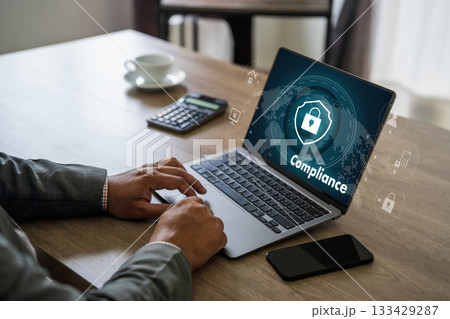 compliance training team discusses cybersecurity protection and detection training corporate office compliance training team discusses cybersecurity protection and detection training corporate office 133429287