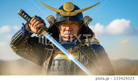 Samurai Portrait Samurai Portrait 133429325