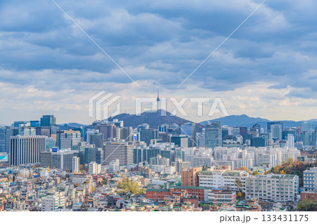 Seoul, South Korea 21 Nov 2025 View of downtown cityscape and Seoul tower in Seoul, South Korea Seoul, South Korea 21 Nov 2025 View of downtown cityscape and Seoul tower in Seoul, South Korea 133431175