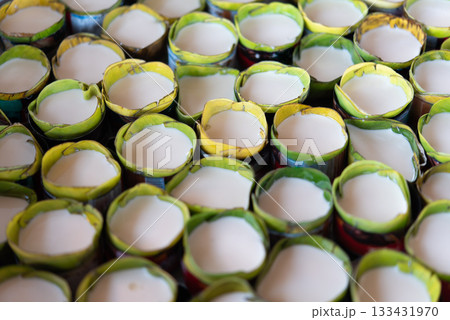 Nian gao or Chinese New Year's cake is sweet food Nian gao or Chinese New Year's cake is sweet food 133431970