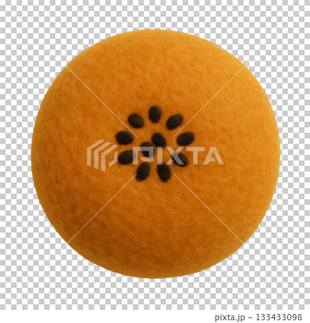 [麵包] 紅豆麵包插畫 133433098