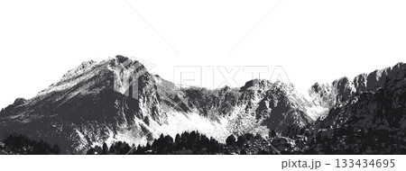 Mountain grunge texture 133434695