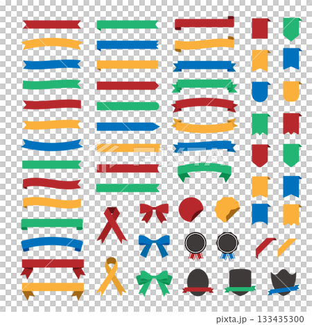 各種絲帶插圖材料套裝 133435300