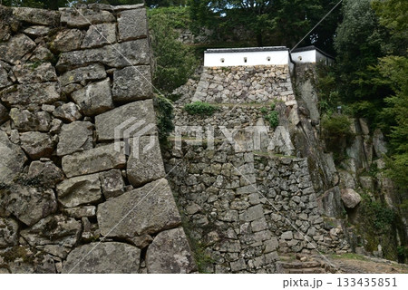 備中松山城の石垣 133435851