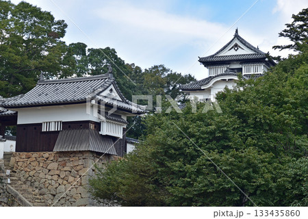 備中松山城の石垣 133435860