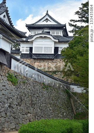 備中松山城の石垣 133435864