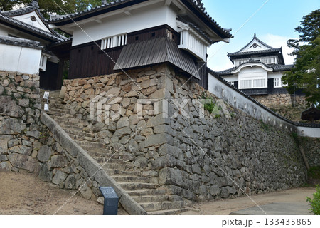 備中松山城の石垣 133435865