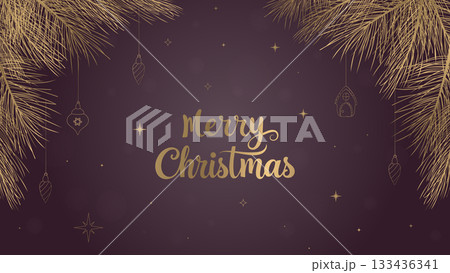 christmas background with copy space 133436341