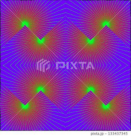Seamless pattern of iridescent rainbow holographic backdrop. Grunge filter. 133437345