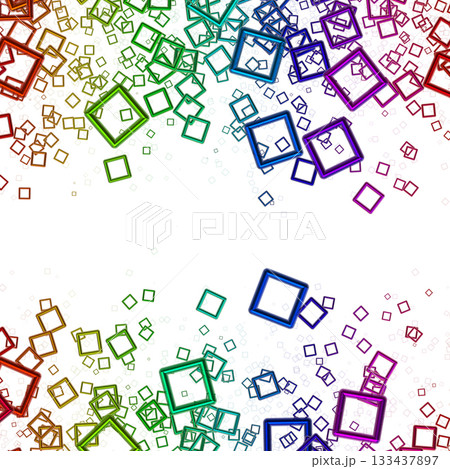 Seamless pattern square confetti. Color...のイラスト素材 [133437897] - PIXTA