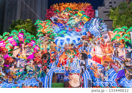 「青森県」八戸三社大祭・夏夜間展示運行　八戸市 133440012