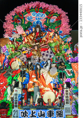 「青森県」八戸三社大祭・夏夜間展示運行　八戸市 133440015