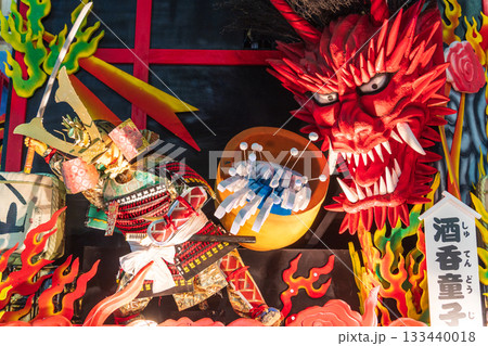 「青森県」八戸三社大祭・夏夜間展示運行　八戸市 133440018
