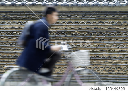 京都市内で撮影した自転車のマナーの現場を撮影 京都市内で撮影した自転車のマナーの現場を撮影 133440296
