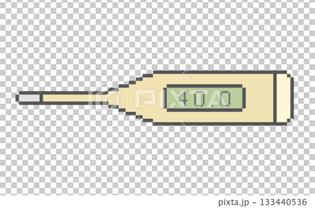 体温計40度_ドット絵 体温計40度_ドット絵 133440536