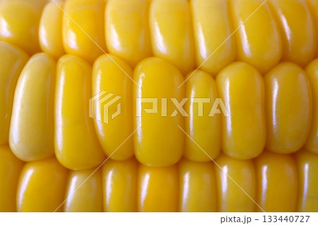とうもろこしのクローズアップ 133440727