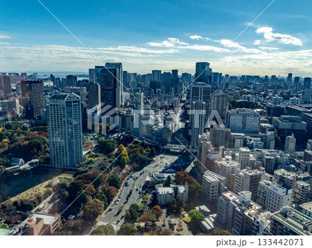 東京タワーから見た風景 東京タワーから見た風景 133442071