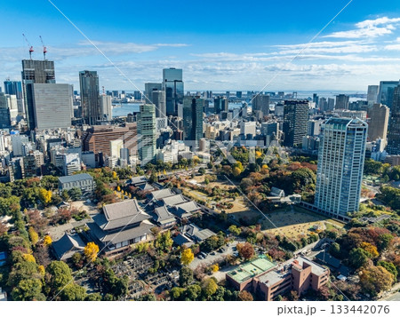 東京タワーから見た風景 東京タワーから見た風景 133442076
