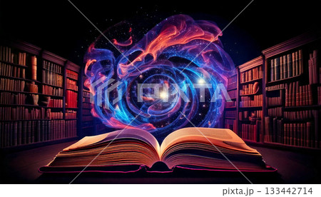 アカシックレコードのイメージ, AI生成画像 アカシックレコードのイメージ, AI生成画像 133442714