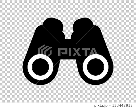 雙筒望遠鏡圖示（單色） 133442915