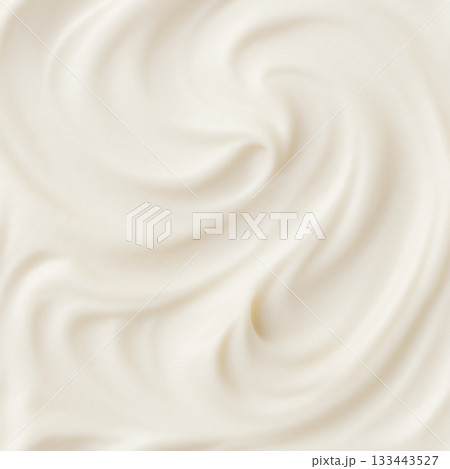 クリームの質感・やさしいホワイト背景 133443527