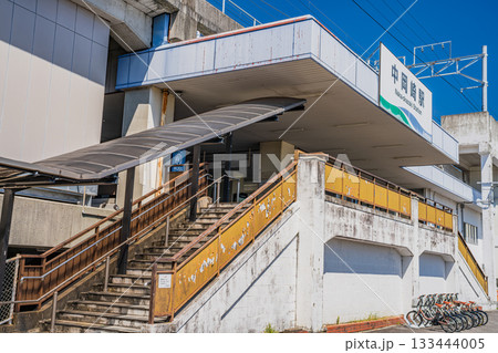 岡崎市の中岡崎駅の風景(愛知県) 岡崎市の中岡崎駅の風景(愛知県) 133444005