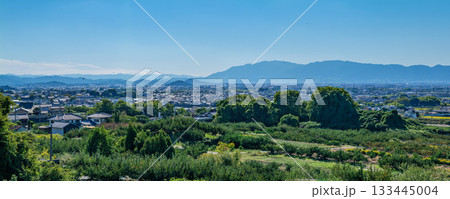 山の辺の道 西山塚古墳から大和三山と金剛山葛城山 2025年10月23日 133445004