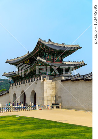 韓国ソウルにある景福宮のとても美しい風景 133445095